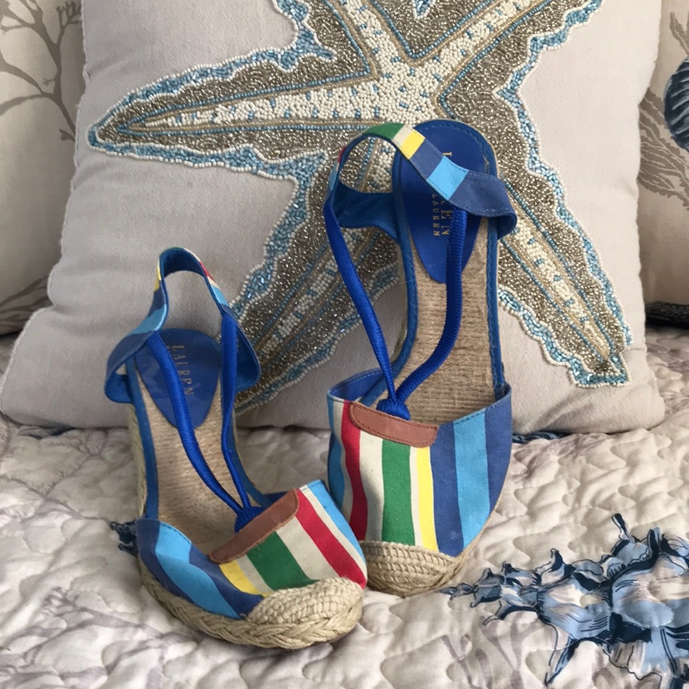 Cute pair of Ralph Lauren espadrilles
